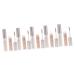 Healeved 10 Pcs Liquid Eyeshadow Purple Glitter Eyeshadow Liquid Highlighter Cosmetics Tools White Makeup
