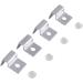POPETPOP Stainless Steel Aquarium Glass Cover Lid Bracket - 4PCs Non-Slip Support Holder for Fish Tank Glass, Durable (10mm) - Buy Online on GoSupps.com