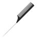Professional Carbon Steel Tail Comb with Metal Pick | Anti Static Black Styling Comb | Fine Teeth for Teasing & Styling | Heat Resistant | 1 Pack - Buy Online on GoSupps.com