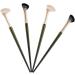 Healeved 16 Pcs Nose Shadow Brush Contour Blending Brush Angled Eye Shadow Brush Eye Concealer Wooden Handle - Buy Online on GoSupps.com