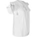 Women's Linen Shirt Oversized Blouse Summer Short Sleeve Button Casual Tee V-Neck Loose Fit Business Office Cotton T-Shirts 51-qppoj-white-4 L - Buy Online on GoSupps.com