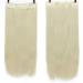 Clips In Hair Extensions Heat-resistant Wigs Long Straight Hair Synthetic Hair Clips On White Hair 24inches #8