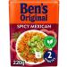 Savoury Chicken Microwave Rice 220g x2 & Spicy Mexican Microwave Rice 220g x2-Bundle Consisting of Ben's Original Microwave Rice x4 Pack - Buy Online on GoSupps.com