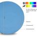 Petp l Durable TPE Rubber Dog Toys - Food-Safe Frisbee Ball with Rope & Chewing Bones for Large & Small Dogs - 22cm Blue - Buy Online on GoSupps.com