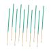Anneome 10 Pieces Bamboo Ear Spoon with Nonslip Cover Durable Ear Cleaning Sticks for Ear Wax Removal Massage Suitable for Daily Use as Gift