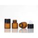 Enslz 50 Empty Amber Glass Bottles for Essential Oils - Refillable Brown 1ml | Perfect for DIY and Craft Projects - Buy Online on GoSupps.com