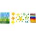 Lanyani 1600 Pieces Vibrant Glass Mosaic Tiles for Crafts - Assorted Colors and Shapes - Great Value Pack 2.2 Pounds - Buy Online on GoSupps.com