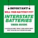 Interstate Batteries Power Patrol 6V 10Ah SLA0955 - High-Performance Sealed Lead Acid Rechargeable Battery for UPS Fire & Security Systems Emergency Lighting - Buy Online on GoSupps.com