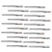 Didiseaon 20pcs Makeup Brush with Cover Lipstick Makeup Brush Silicone Makeup Brush Wands Lip Lip Brush Eye Shadow Practical Paillette Brush Resin Lipstick Pen Portable
