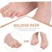 Healvian Silicone Toe Tubes - 4 Pcs Toe Sleeves Protector for Men - Flexible Toe Covers for Pain Relief and Care - Buy Online on GoSupps.com