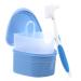 Gleavi prosthesis care box cleaning brush prosthesis container.