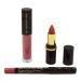 Mini Divine Rose Lip Trios Gift Set:: MatteTrance Lipstick LUST: Lip Gloss PermaGel Ultra Lip Pencil - Long Lasting Rosy Glossy Lip Makeup 0.05 oz