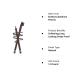 2 Pack Waterproof Eyebrow Pencils with Brush - Long-lasting Sweat-proof Brow Makeup in Dark Brown - Buy Online on GoSupps.com