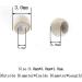 800 Blonde Silicone Lined Nano Rings for Hair Extensions - 800pcs Micro Nano Beads - Buy Online on GoSupps.com