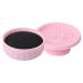 Abaodam Makeup Brush Cleaning Box make up brush cleaner silicone brush cleaning pad Makeup cleaning brush 7.9X5.25X4.9CM Pink