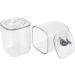 Homsfou 6 pcs Transparent Storage Box - Versatile Plastic Organizers for Dental Floss Toothpicks & Cotton Pads - Stylish Horse Decor & Classy Chest of Drawers - Buy Online on GoSupps.com