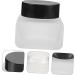 travel sample container eyeshadow jars travel cosmetic containers square cosmetic jars portable cosmetic jar sample jars tiny jars with lids face cream jar makeup box Glass make up - Buy Online on GoSupps.com