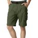 Men's Waterproof Quick Dry Hiking Pants - Lightweight Outdoor Fishing Work Pants 34 Army Green - Buy Online on GoSupps.com