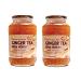 Haio Ginger Tea With Honey Refresh With Korean Herbal Tea Ginger Delight - Product of Korea 2 Glass Jars 2.2 lb (1 kg. ) each