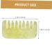 Orfofe Massagekamm - Jade Gua Sha Head Comb for Scalp Massage | Anti-K mm Tools for Relaxation & Wellness - Buy Online on GoSupps.com