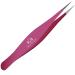 Fine Point Tweezers for Women and Men – Splinter, Ticks, Facial or Chin Hair, Brow and Ingrown Hair Removal – Sharp, Needle Nose, Stainless Steel, Surgical Tweezers Precision Pluckers Majestic Bombay Pink
