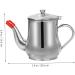 Zerodeko 2pcs Stainless Steel Oil Pot Small Containers Oil Container Bottle Syrup Dispenser Spice Bottles Pot Oil Storage Container Olive Oil Dispenser No- Drip Oil Filter Olives Oil Bottle 20x15cmx2pcs Silverx2pcs - Buy Online on GoSupps.com