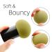 Dolovemk Dark Green Makeup Puff Brush with Handle - Mushroom Head Powder Puff Blender & Cover for Flawless Application - Buy Online on GoSupps.com