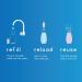 JAWS Glass Cleaner Bottle with 2 Refill Pods | Eco-Friendly Refillable Cleaning Supplies - Shop Internationally - Buy Online on GoSupps.com