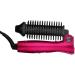 Mini Collapsible Hair Curler: Tangle-Free Dual Voltage Curling Iron Brush & Volumizer Tourmaline Ceramic Ionic Hot Brush - Travel-Friendly Styling Wand (Rose) - Buy Online on GoSupps.com