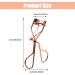 Lash Curler Stainless Steel Eye Lashes Curlers Curl Lash Curler Electroplated Eyelash Curler Fashion Eyelash Curler Makeup Accessory for Women and Girls - Rose Gold - Buy Online on GoSupps.com