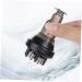 Durable Scalp Applicator Essential Oil Device - Comb & Massager for Scalp Care | 4x4cm Black - Buy Online on GoSupps.com