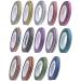 14 Rolls Glitter Nail Art Striping Tape Lines Width 1/2/3mm-Striping Tape for Nail Art-Nail Striping Tape Foil-Nail Striping Tape Thick-Nail Striping Tape with Dispenser-Self-Adhesive DIY Nail Art Tape Width: 1mm - Buy Online on GoSupps.com