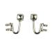 SBTRKT 100pcs (50 Pairs) Eyeglass Nose Pad Arms Stainless Steel Nose Pads Eyeglass Repair Parts