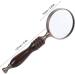10x Handheld Magnifier Ebony Handle Old Man Reading Book Map Gift Metal Hd Magnifing Glass Made in China - Buy Online on GoSupps.com