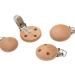 10PCS Wood Pacifier Clips Round Teething Toy Making Attachment - 35MM Style 2 - Buy Online on GoSupps.com