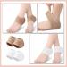 minkissy 2 Pairs Moisturizing Heel Socks Open Toe Socks Cracked Gel Heel Protector Toeless Spa Socks Heel Repair Socks Footcare for Dry Hard Cracked Skin A - Buy Online on GoSupps.com