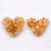1pc 70mm-80mm Natural Rough Citrine Cluster Heart with Shiny - Buy Online on GoSupps.com