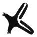 MUCKLILY Belt Brace Shoulder Rest Holder Straightener Men Women Posture Band Black Polyester