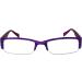 Buy Rectangular Semi-Rimless Plastic Glasses with Spring Hinge 540603PTT 2.50 - Stylish Clear Purple Eyewear for Global Shipping - Buy Online on GoSupps.com