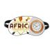 Africa Fancy Text Totem Signs Sleep Eye Head Clock Travel Shade Cover