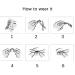 Grbd 8 Couples Waterproof 25mm Artificial Thick Eyelashes - Faux Lash Extensions for Stunning Makeup - Buy Online on GoSupps.com