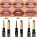 3Pcs Chestnut Nude Brown Matte Lip Liner & Lipstick Set - Long Lasting Waterproof Smudge Proof - DNM Antique Rose Magic Lipstick Combo for Women - Buy Online on GoSupps.com
