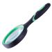 Color Rubber Anti-Drop Magnifying Glass Thick Glass Lens Reading 10 Times Magnifying Glass Made in China