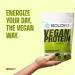 Buy Bold fit Vegan Plant Protein Powder for Men & Women - Supports Metabolism Immunity & Antioxidants - 1kg Chocolate - International Shipping Available - Buy Online on GoSupps.com
