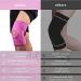 Women's Knee Support Brace with Adjustable Compression Sleeves - Ideal for Ligament Damage, Arthritis Relief, Meniscus Tear, Running & Walking - Rose, XS-M (11-15 inches) - Buy Online on GoSupps.com