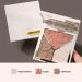3-in-1 Highlighter, Contour & Blush Makeup Palette Set - Matte Shimmer Glow Illuminator Powder for Face Contouring and Silky Bronzer Effect - Compact and Brilliant Finish - 2 Pack with Brush - Buy Online on GoSupps.com