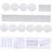Balacoo 120 pcs Diy Eye Cosmetic Blusher Powder Pan Cosmetics Metal Adhesive Pressed Empty for Palettes 2.5x2.5cmx3pcs Silverx3pcs - Buy Online on GoSupps.com
