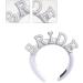 TQUXNGA Artificial Pearl Headband for Wedding Party Elegant Hairhoop for Bride Bridal Shower Bachelorettes Party Headwear Velvet mesh lace sty - Buy Online on GoSupps.com