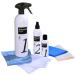 Professional bathroom sealing set with lotus effect nano sealing nanotol sanitary set with cleaner & protector + microfiber cloth for lime protection for shower cubes ceramics tiles-set m "m" is enough for 40 m