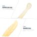 Healvian 2 Pcs Croissant Ear Pick: Ear Cleaning Tools, Travel Ear Plugs Wood Tools, Earwax Removal Swab, Cerumen Spoon, Ear Wax Removal Tool - 11.3x1.1x0.2cm - Buy Online on GoSupps.com